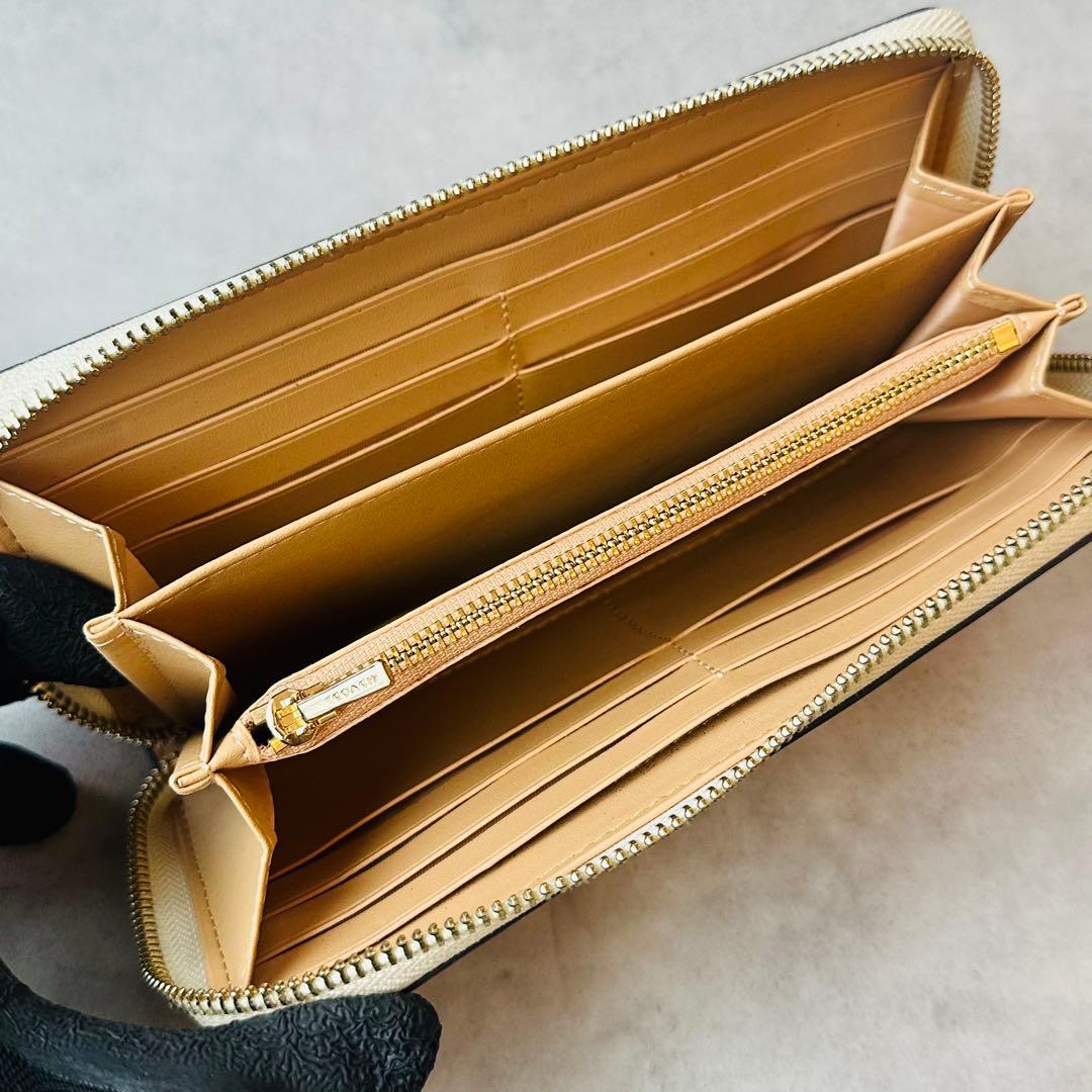 COACH ロング ジップ アラウンド ウォレット・フローラル プリント 11