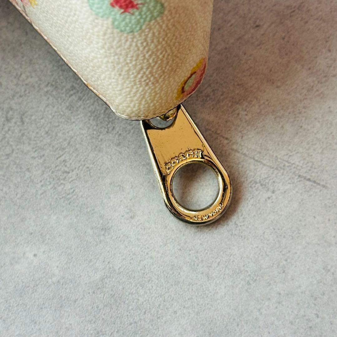 COACH ロング ジップ アラウンド ウォレット・フローラル プリント 15