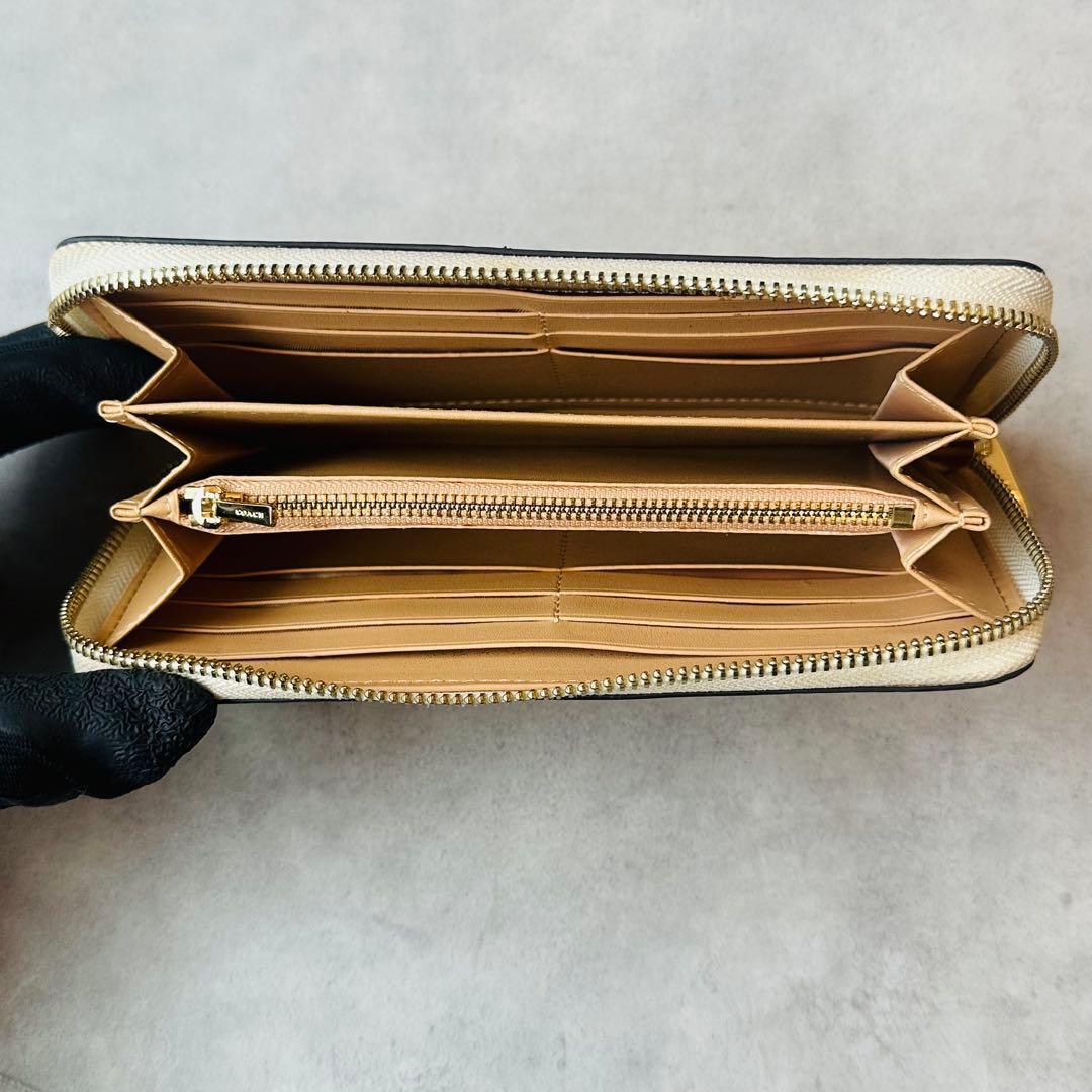 COACH ロング ジップ アラウンド ウォレット・フローラル プリント 10