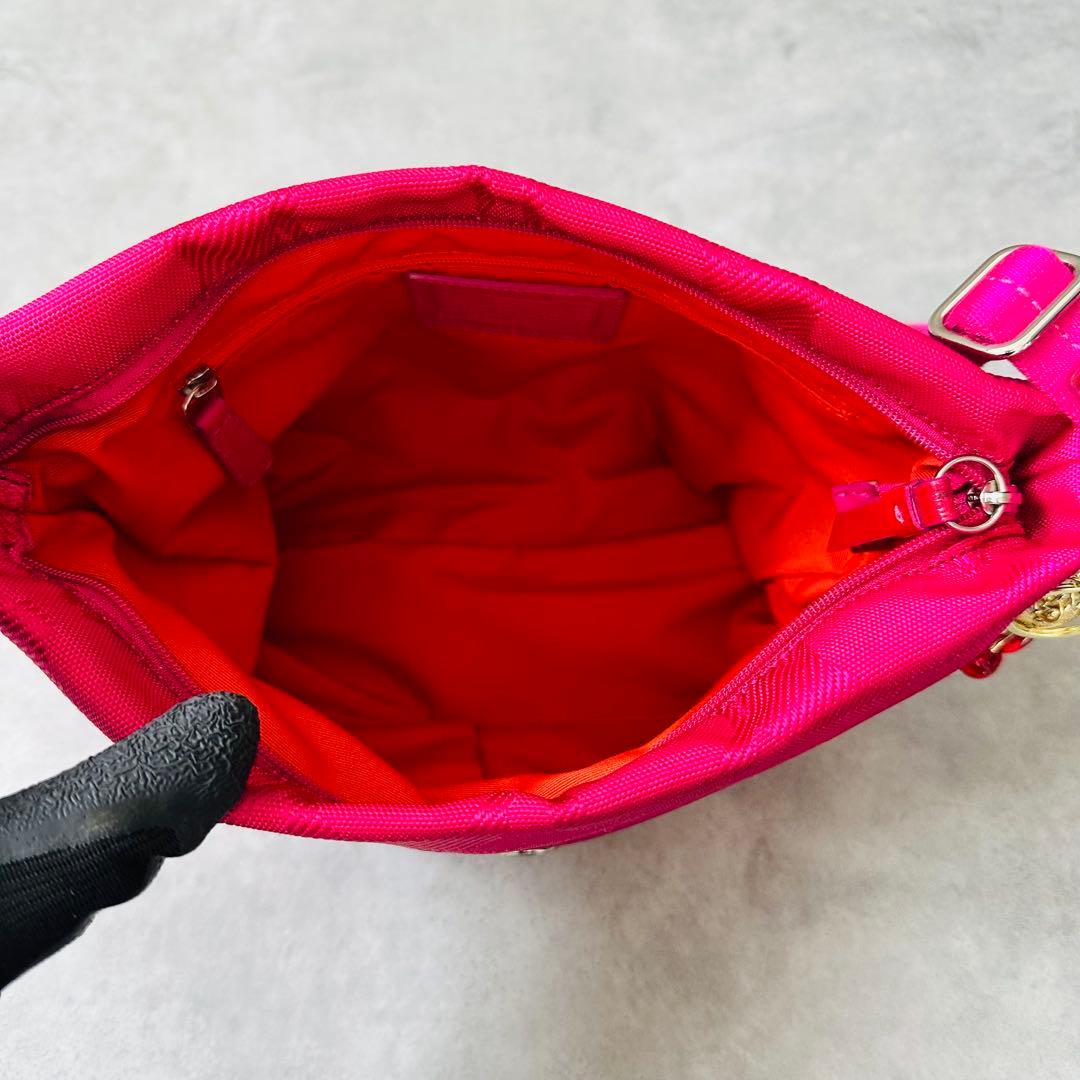 Y2K COACH PINK Signature 2way Bag 13