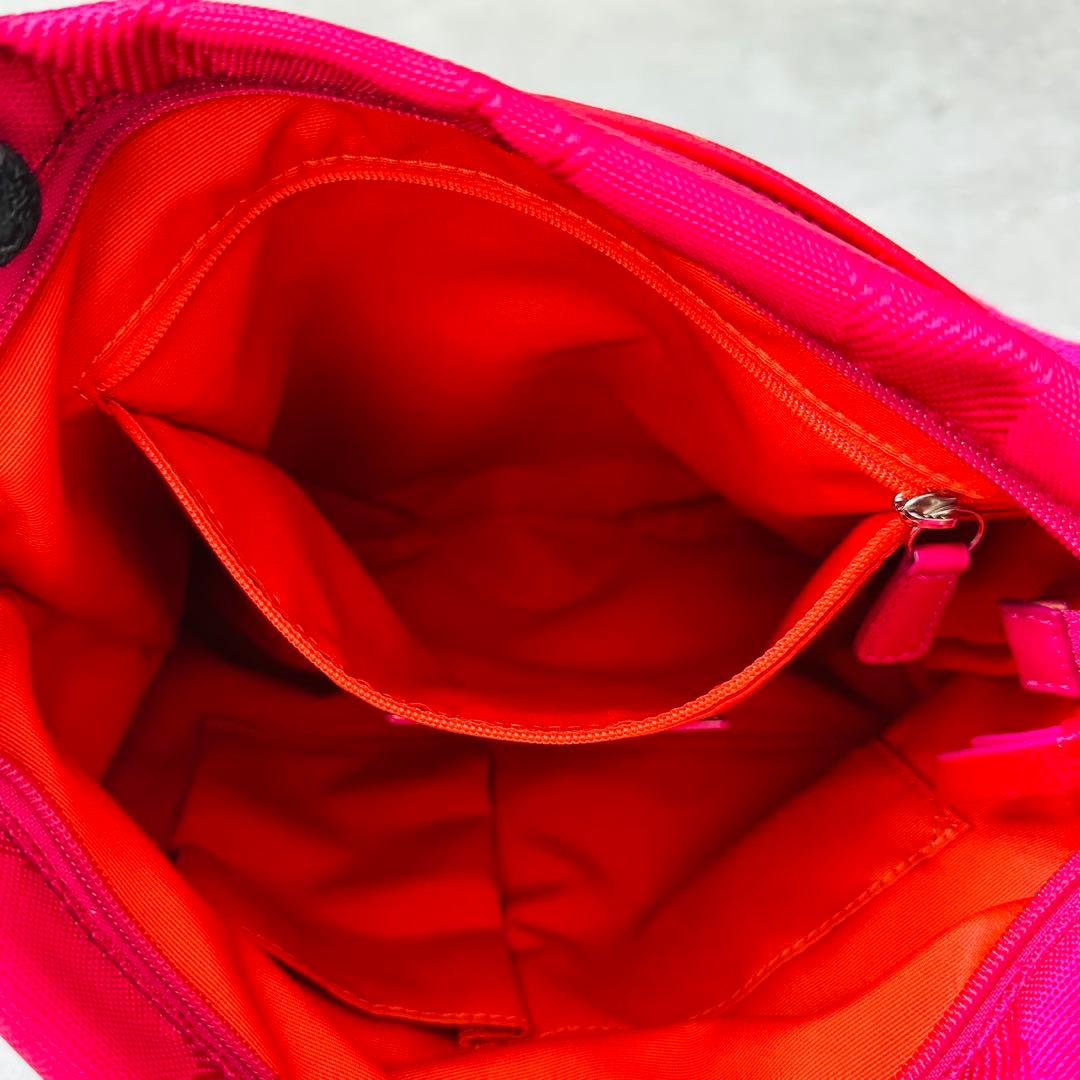 Y2K COACH PINK Signature 2way Bag 14