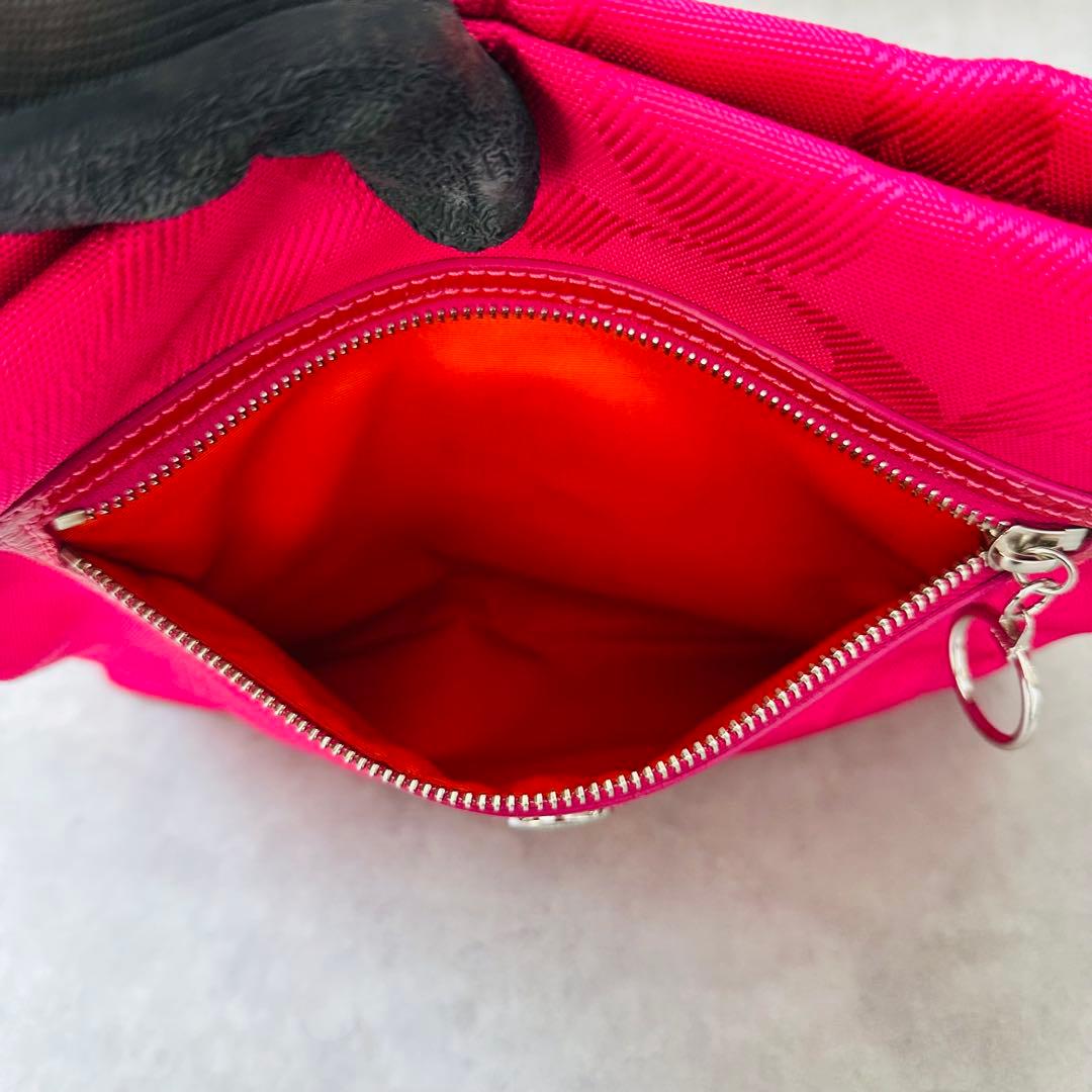 Y2K COACH PINK Signature 2way Bag 16