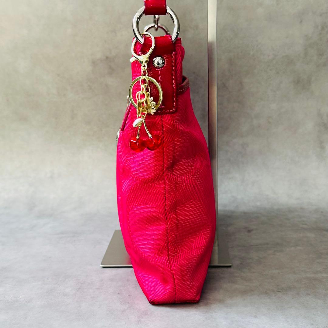 Y2K COACH PINK Signature 2way Bag 7