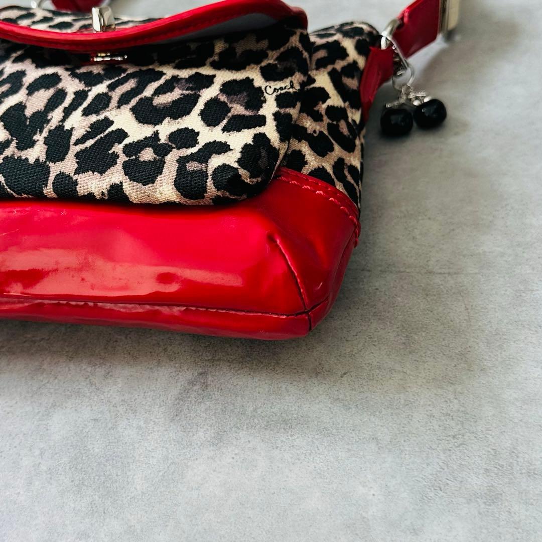 Y2K COACH Leopard 2way Shoulder bag 13
