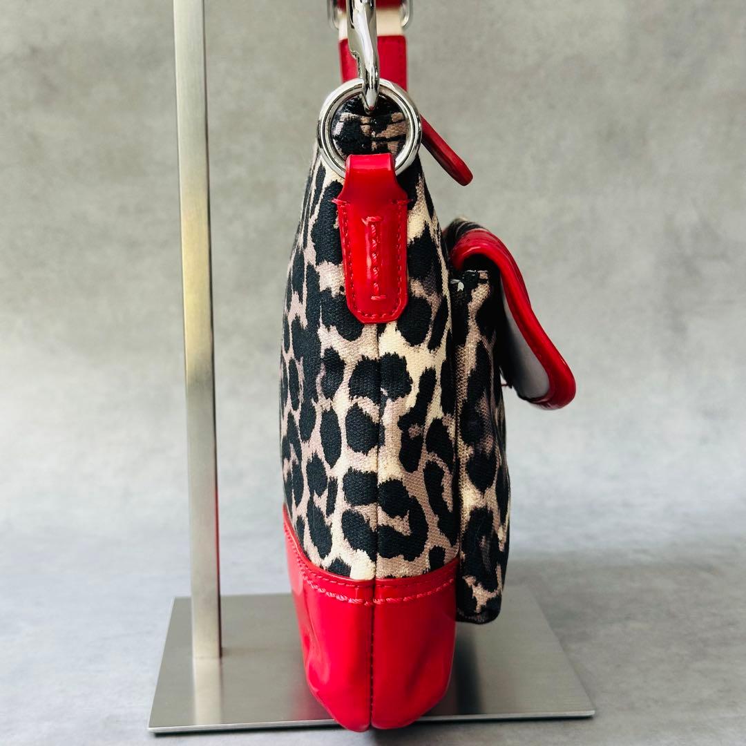 Y2K COACH Leopard 2way Shoulder bag 7