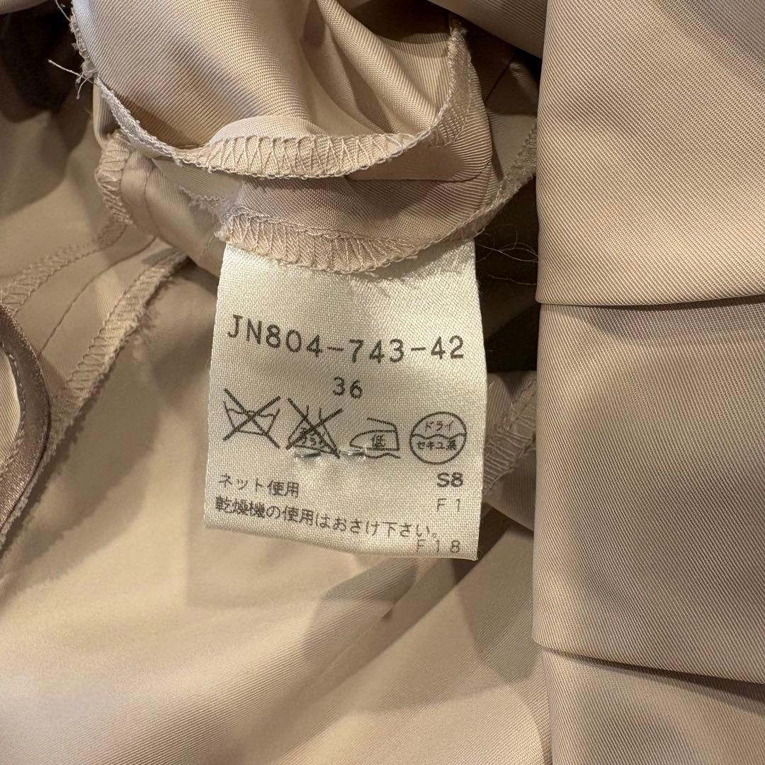ルジュール トレンチコート ベルト付き ベージュ 36 S ロング きれいめ 10