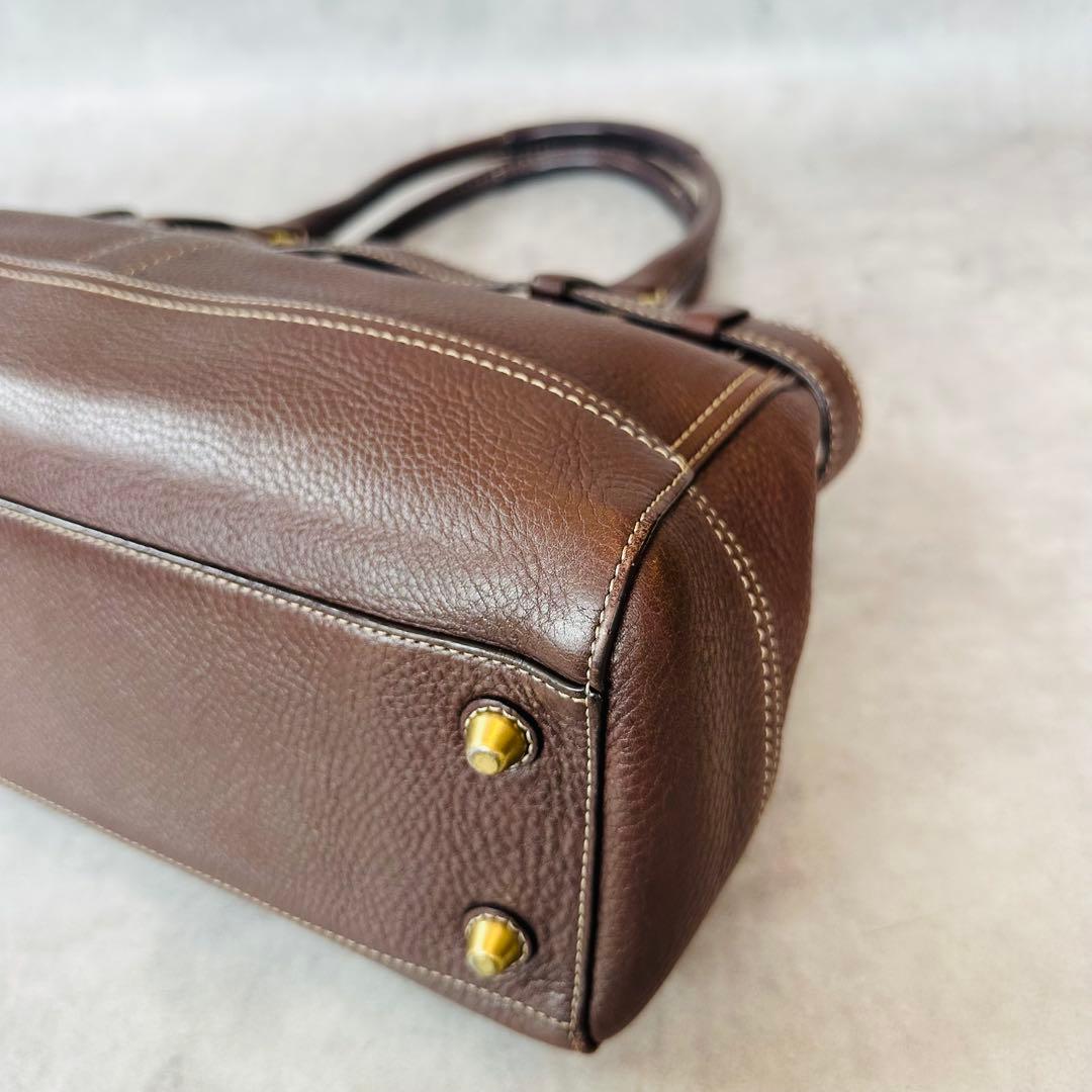 Y2K COACH Hampton Leather Satchel Bag 11