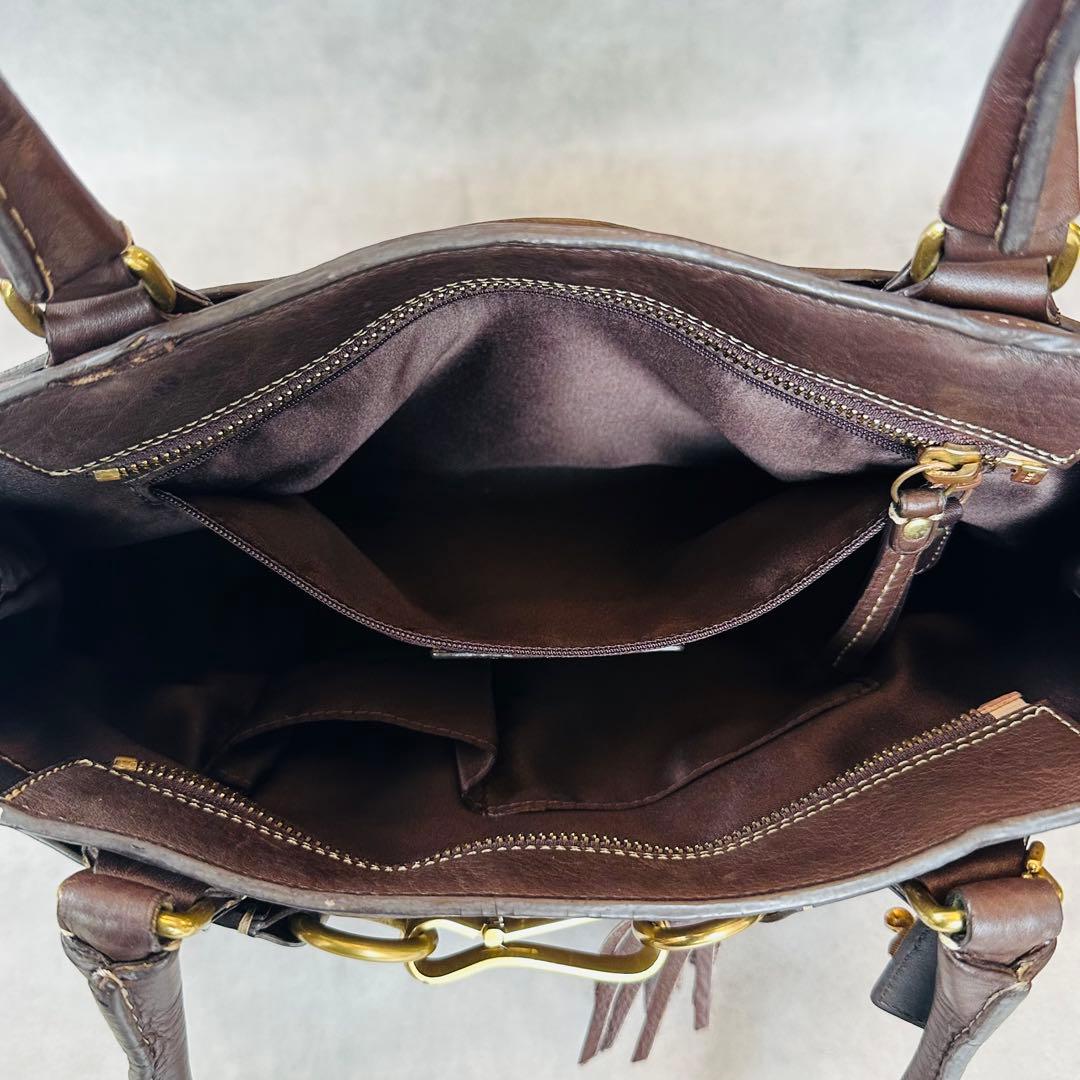 Y2K COACH Hampton Leather Satchel Bag 14