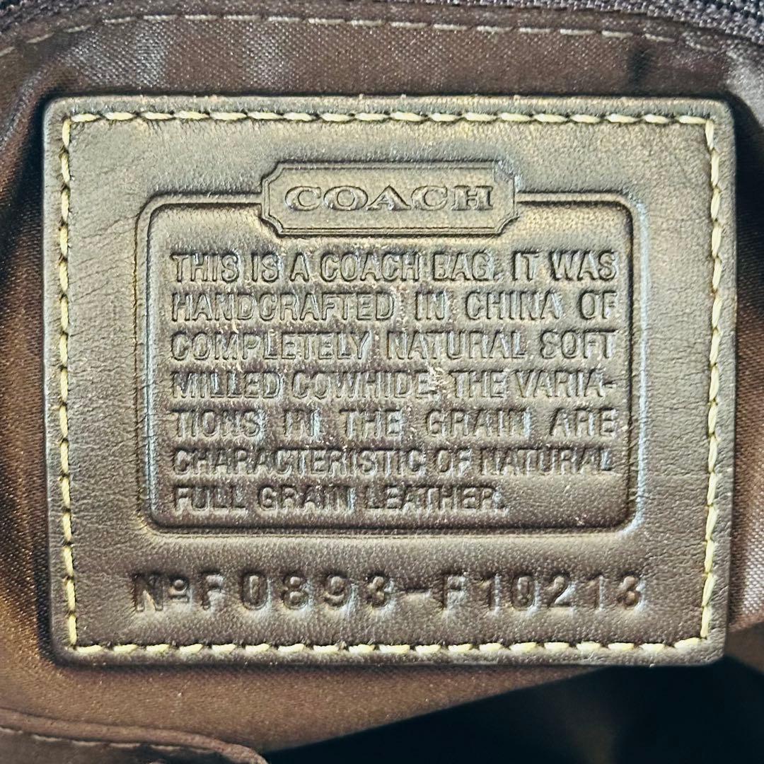 Y2K COACH Hampton Leather Satchel Bag 15