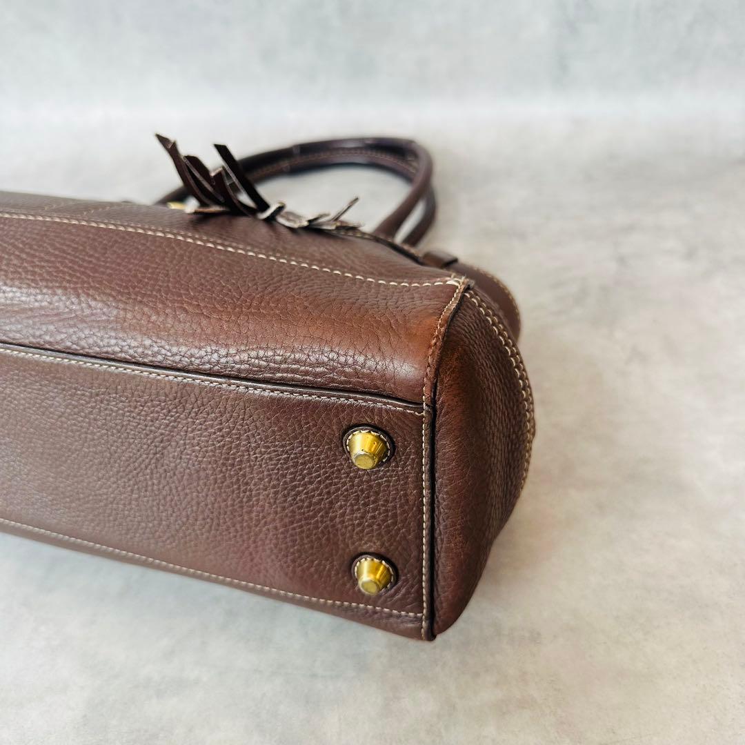 Y2K COACH Hampton Leather Satchel Bag 9