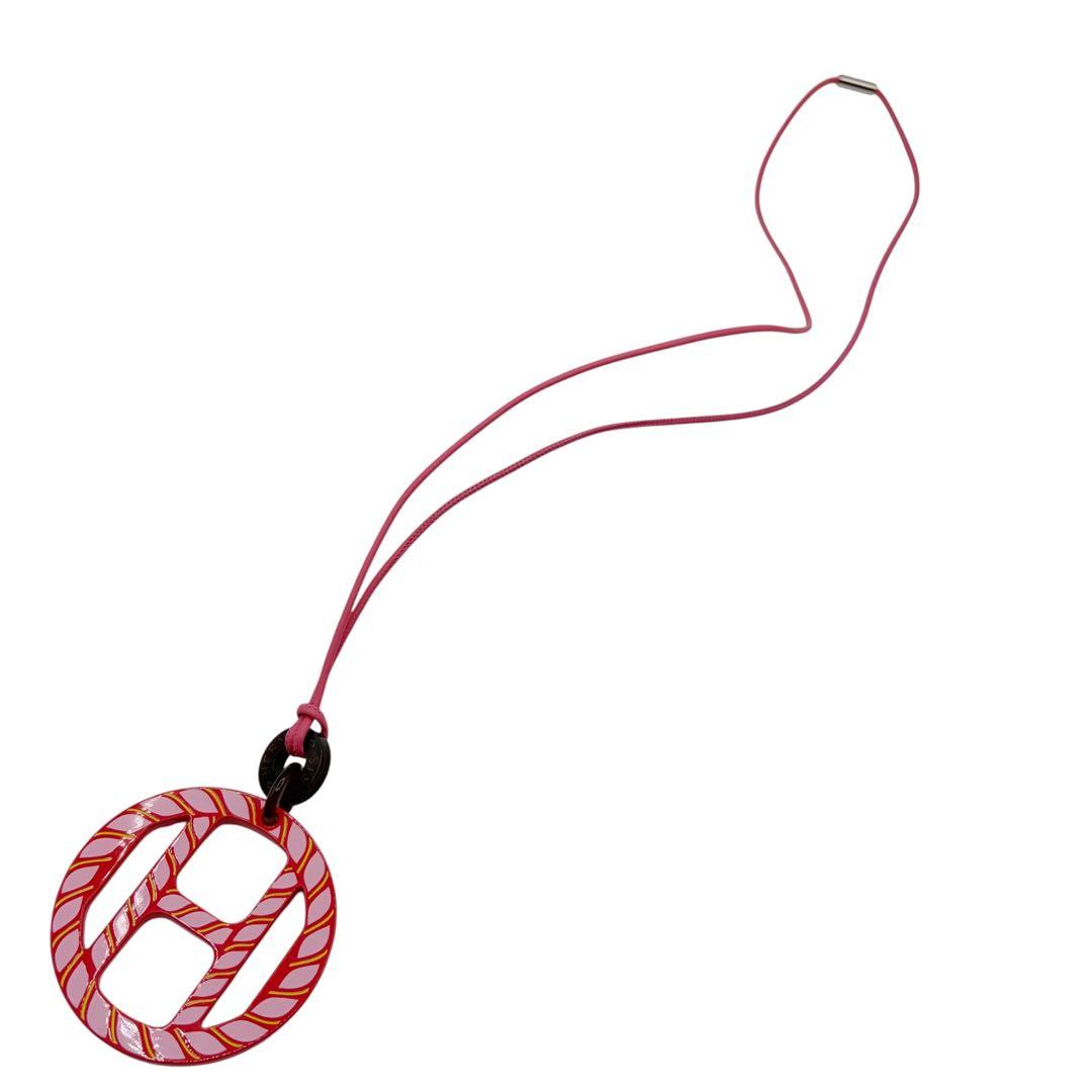 ⭐️ほぼ未使用⭐️エルメス Hエキップ ネックレス ピンク 2