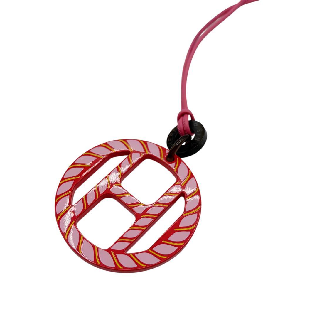 ⭐️ほぼ未使用⭐️エルメス Hエキップ ネックレス ピンク 4