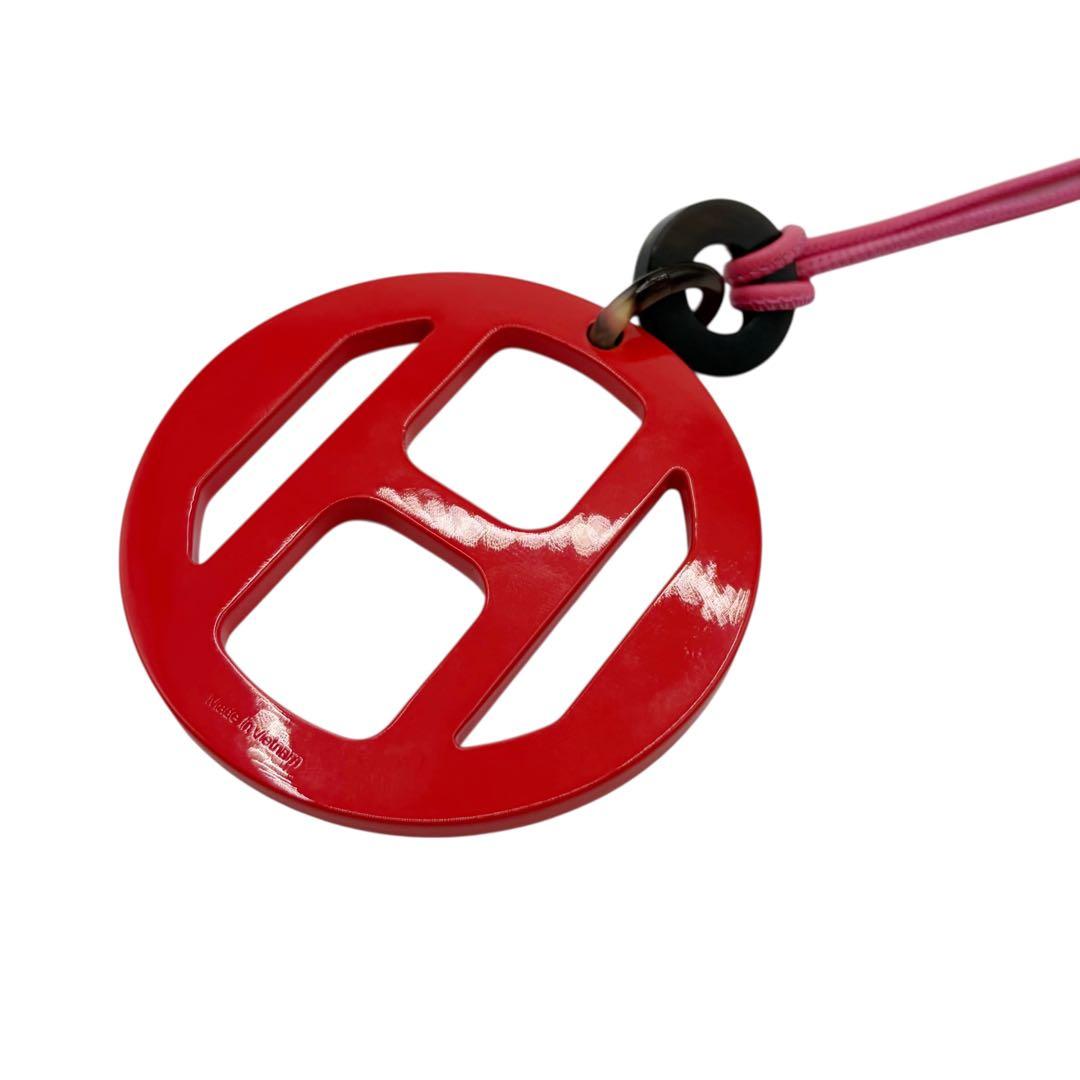 ⭐️ほぼ未使用⭐️エルメス Hエキップ ネックレス ピンク 5