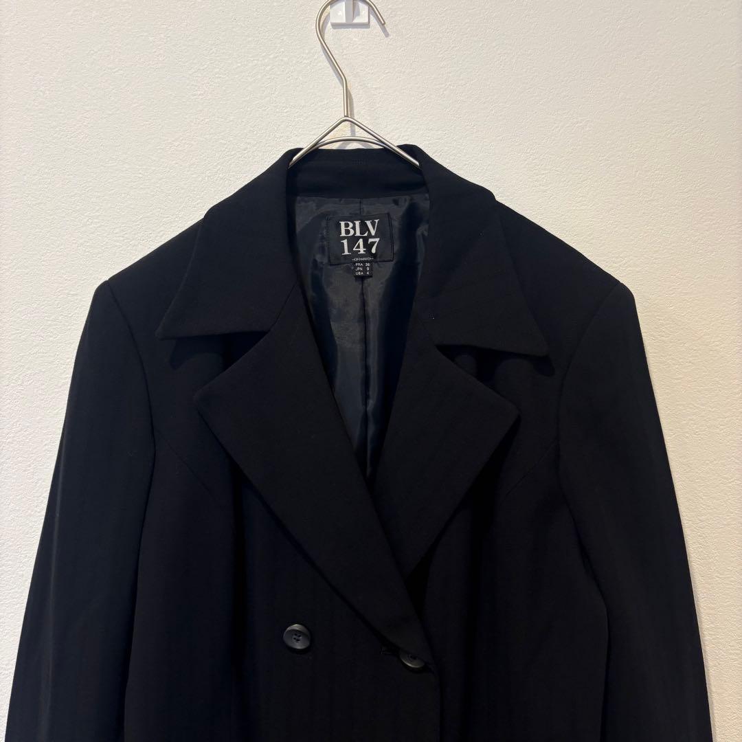 オンワード　BLV147 テーラード ジャケット 黒 ブラック　9号 M 2